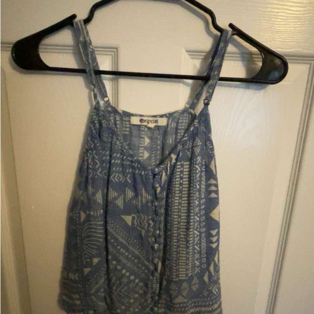Rip Curl Blue Patterned Camisole